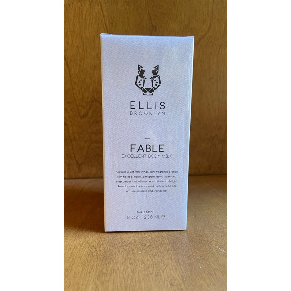 Ellis Brooklyn Fable Excellent Body Milk 8 oz 236 mL New Sealed Small Batch